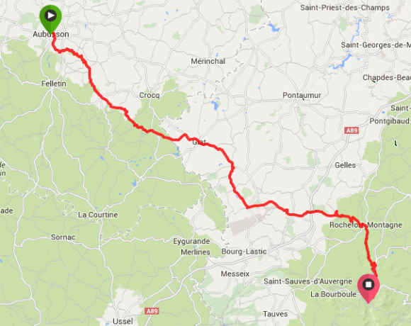 Day 6  – Aubusson to Le Mont Dore